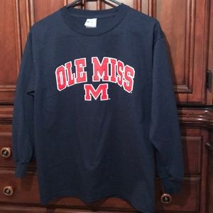 Boys long sleeve Ole Miss T-shirt